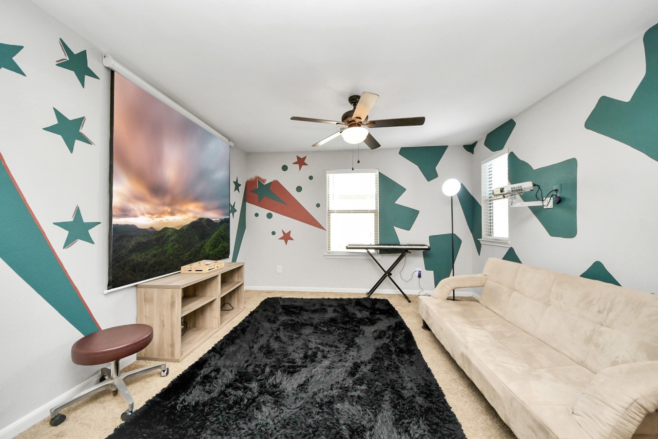 Game room upstairs