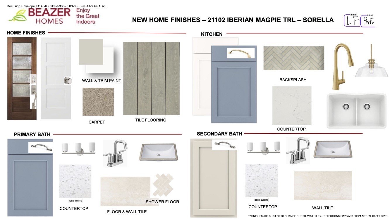 Design Finishes for 21102 Iberian Magpie