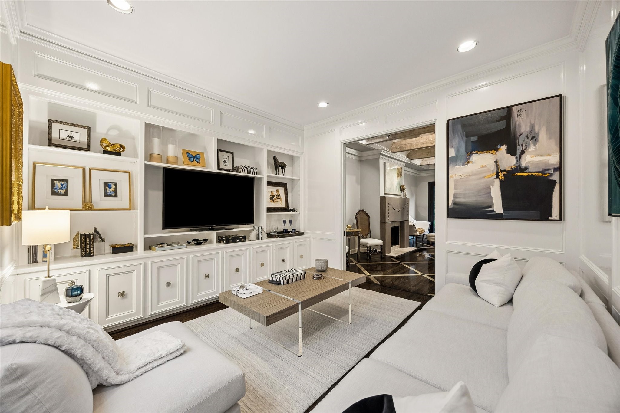 If you are entertaining, the Great Room is for the extroverts and the Den is a gathering spot for your introverts.