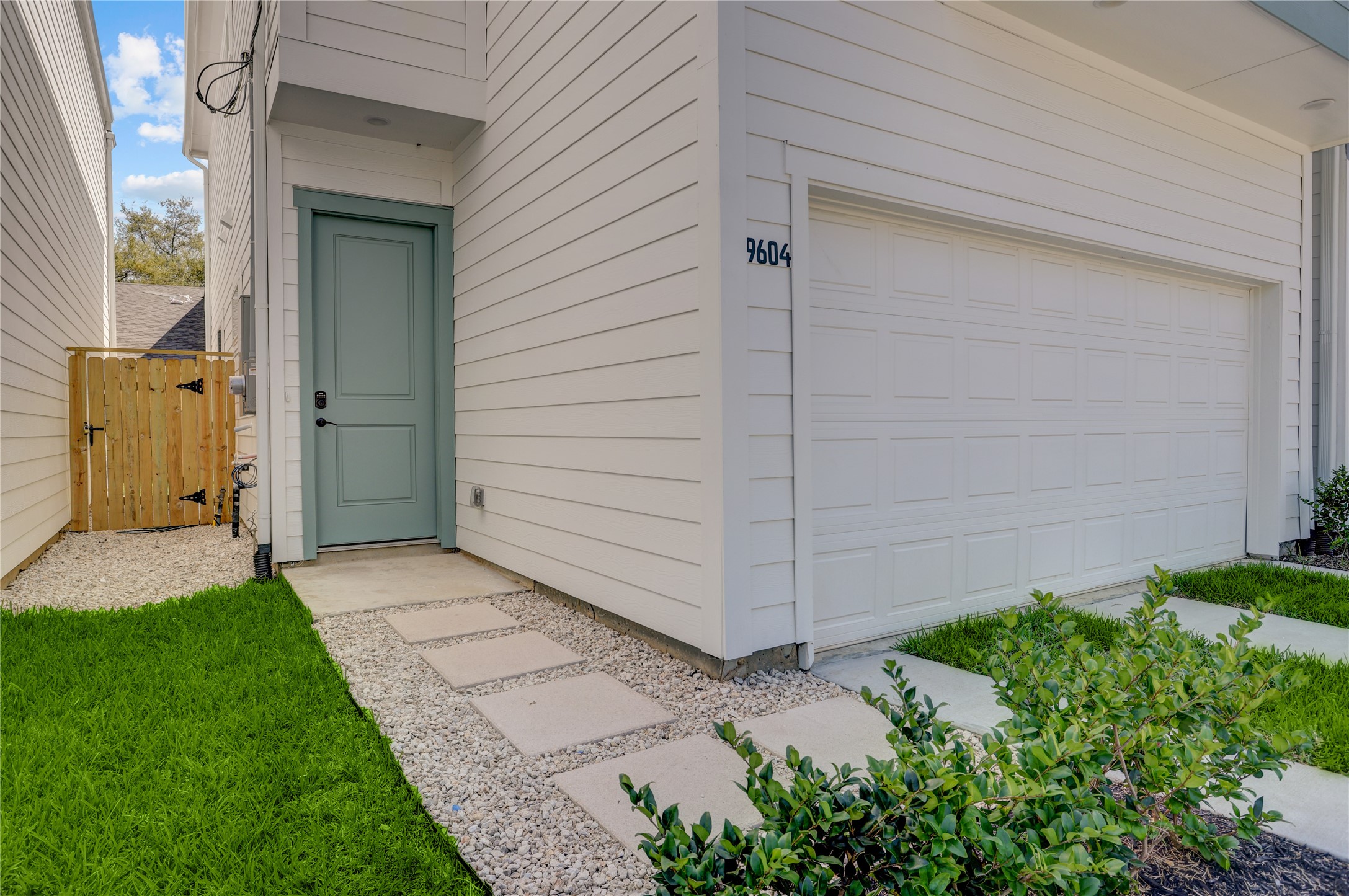 The home has a covered front entry and solid front door. The home has a covered front entry and solid front door.