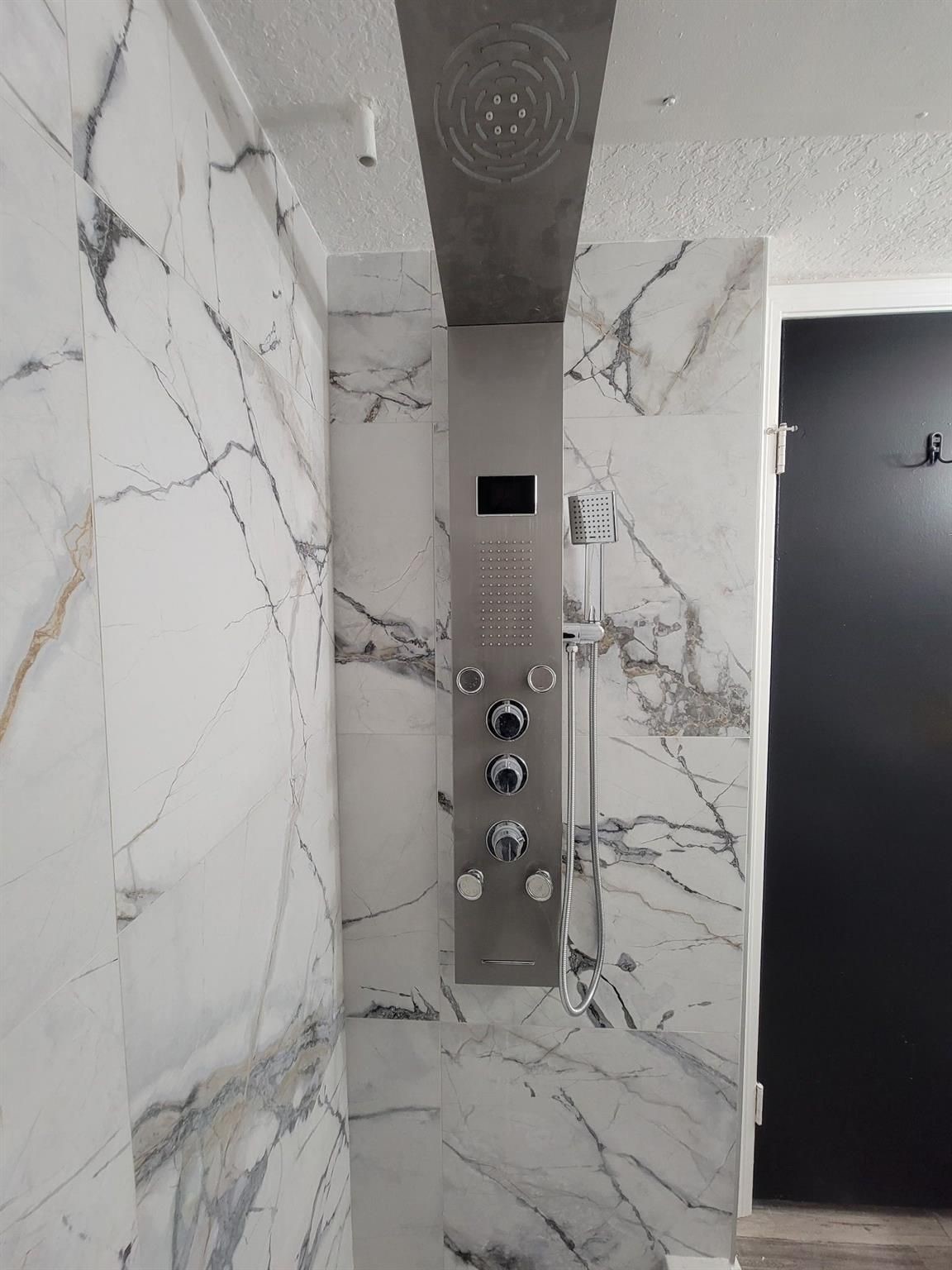 Large walk in shower