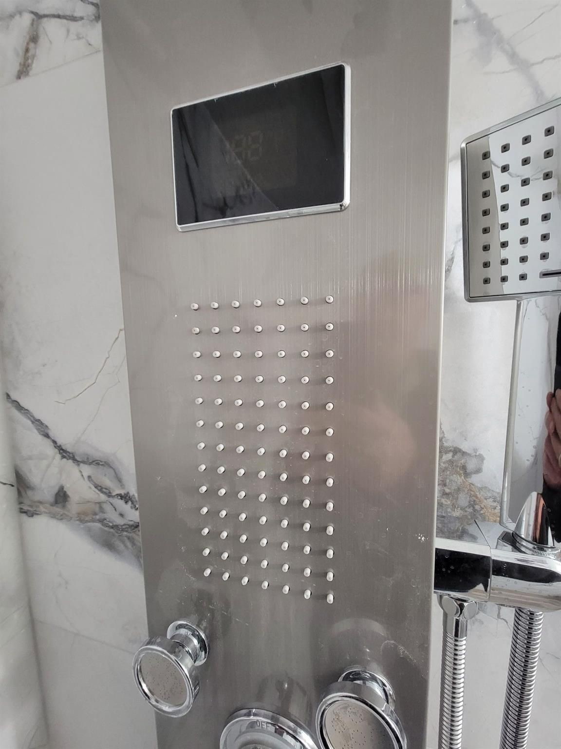 Another view of the new shower