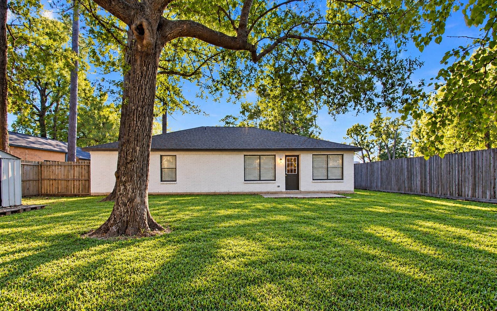 The exterior of the home!