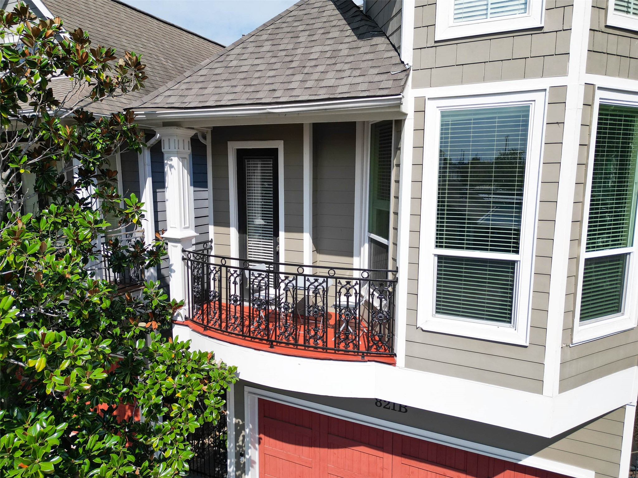 Enjoy a lovely sunset and glass of wine on this southwest facing balcony of the primary suite! Enjoy a lovely sunset and glass of wine on this southwest facing balcony of the primary suite!