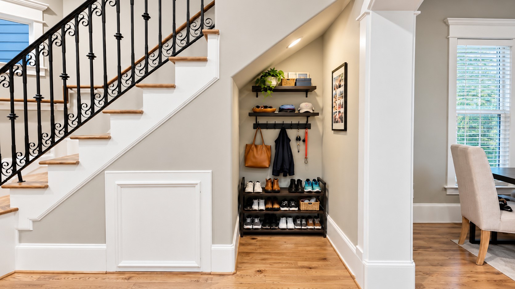 ...The under-stair organization station & Storage... ...The under-stair organization station & Storage...