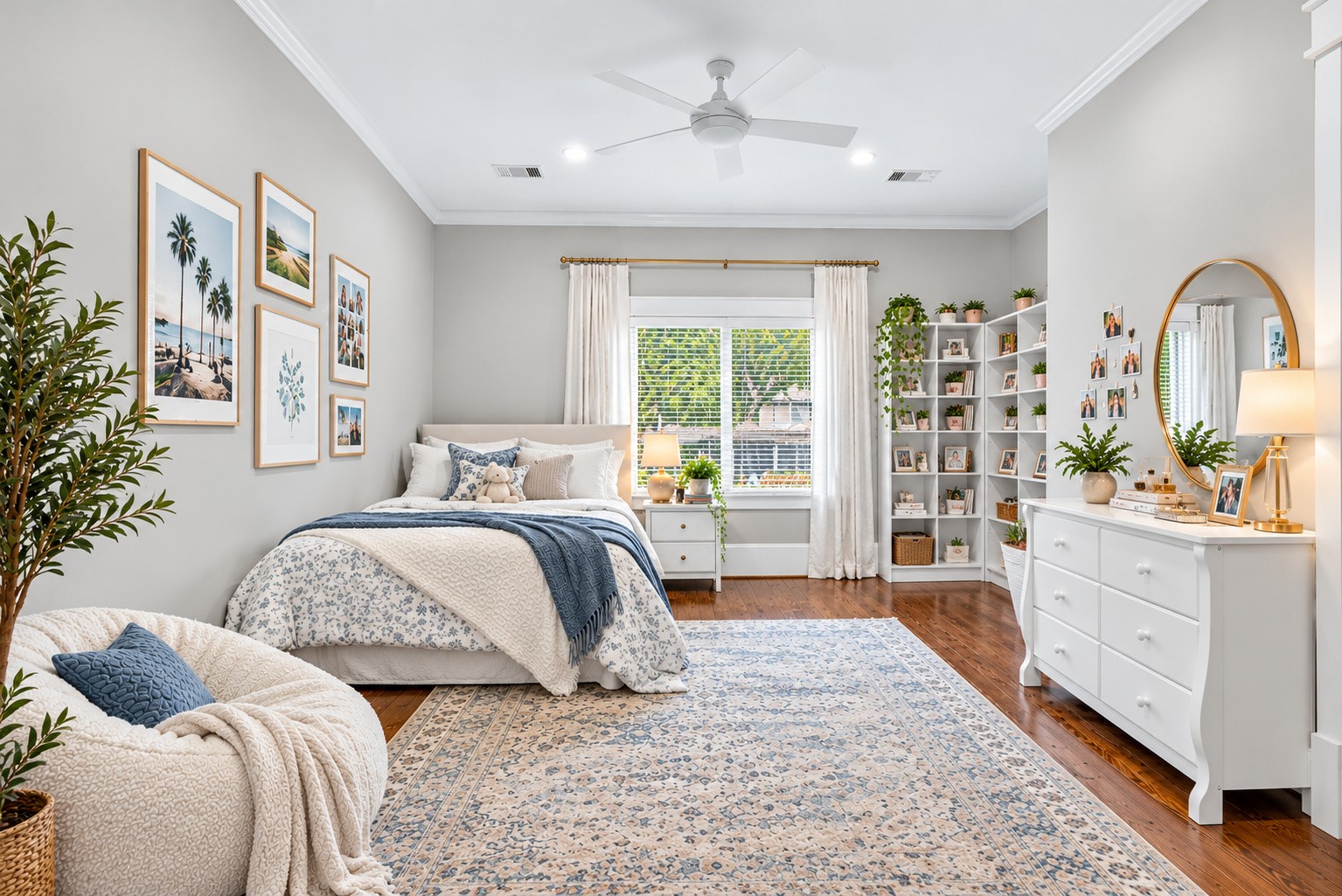Spacious and bright, this roomy third bedroom offers plenty of space to make your ownand just outside that window, youll find an even roomier backyard!