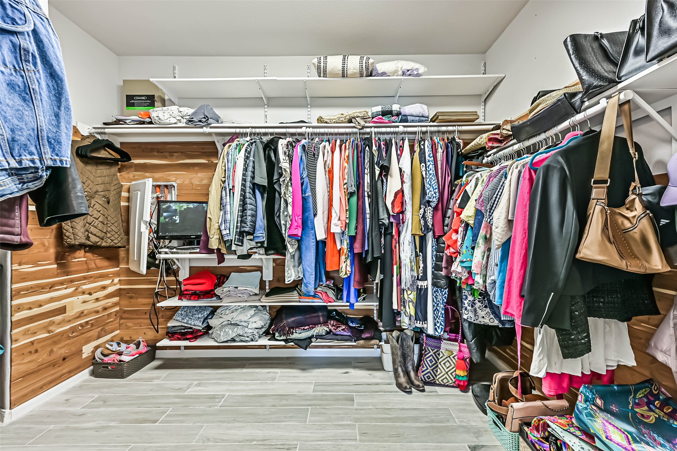 Large primary closet