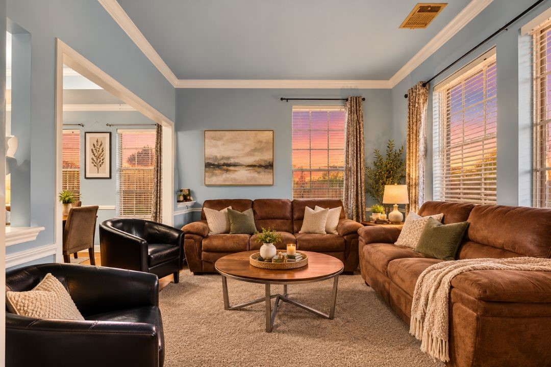 These photos have been virtually staged for illustrative purposes only. Furniture and dcor shown are digitally added and are not included with the property.