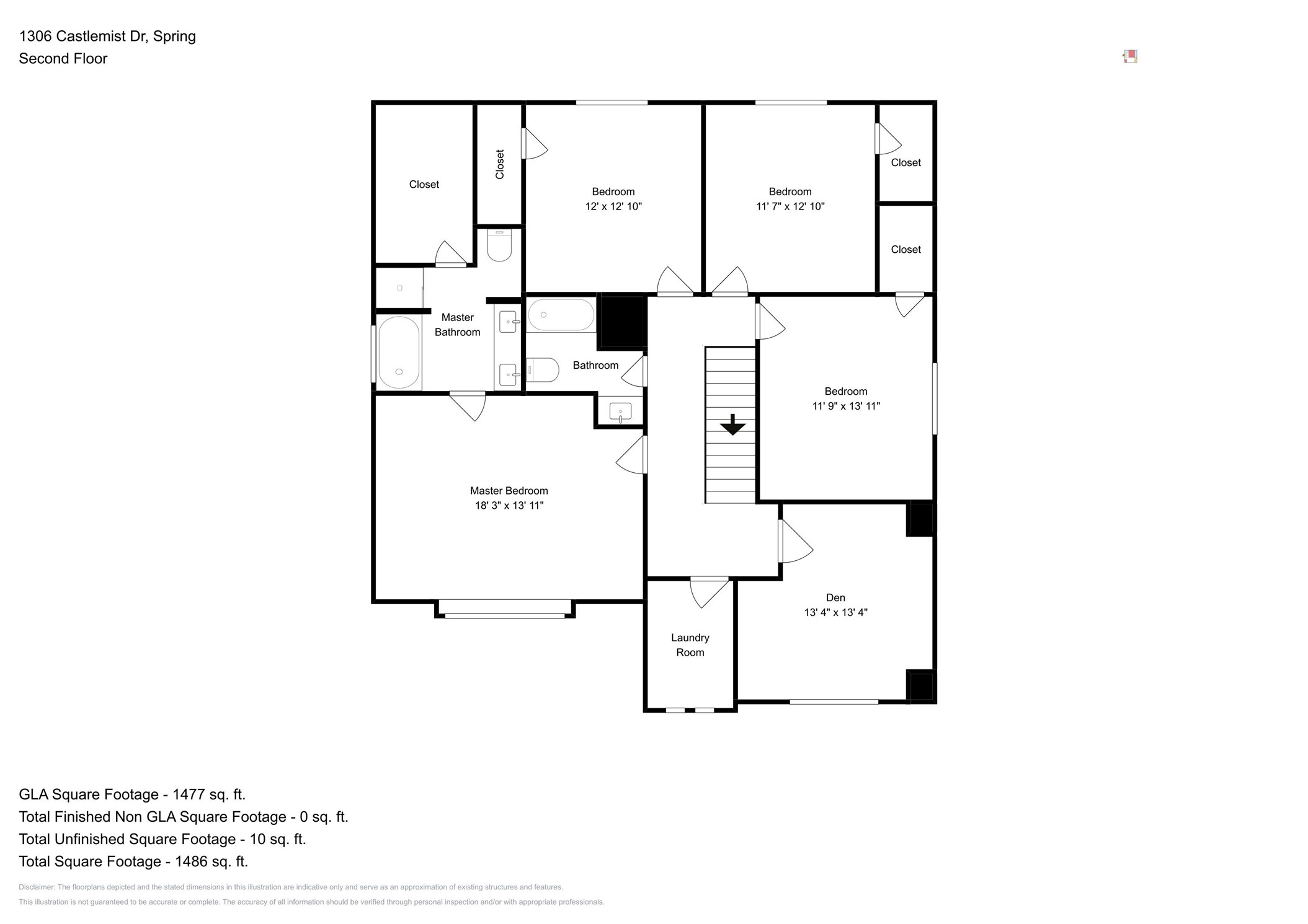1306 Castlemist Drive, Spring, TX 77386