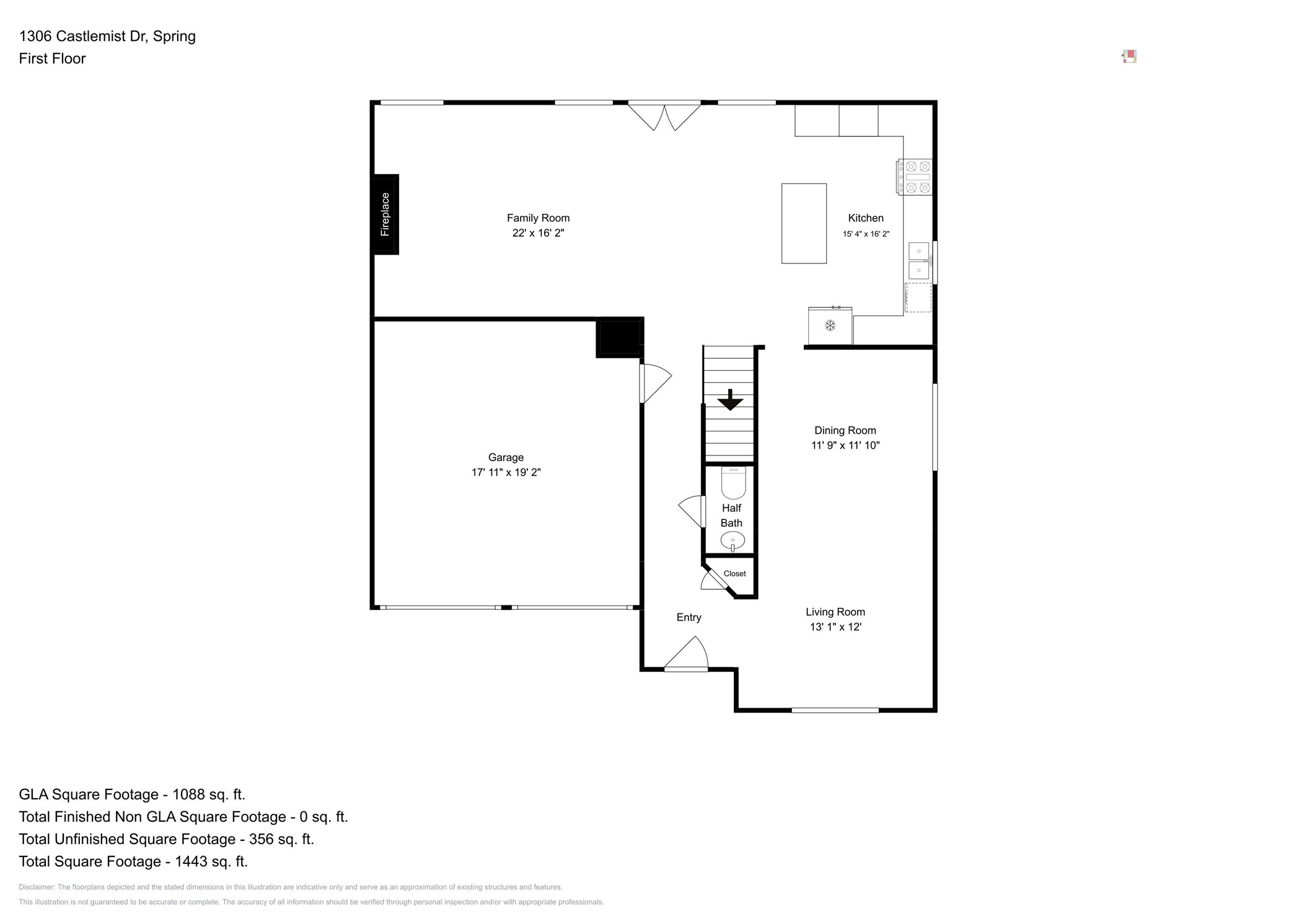 1306 Castlemist Drive, Spring, TX 77386