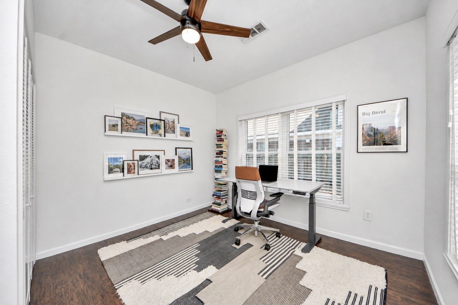 Versatile secondary bedrooms offer flexibility for guest accommodations, a dedicated home office, or additional living space to suit your needs.