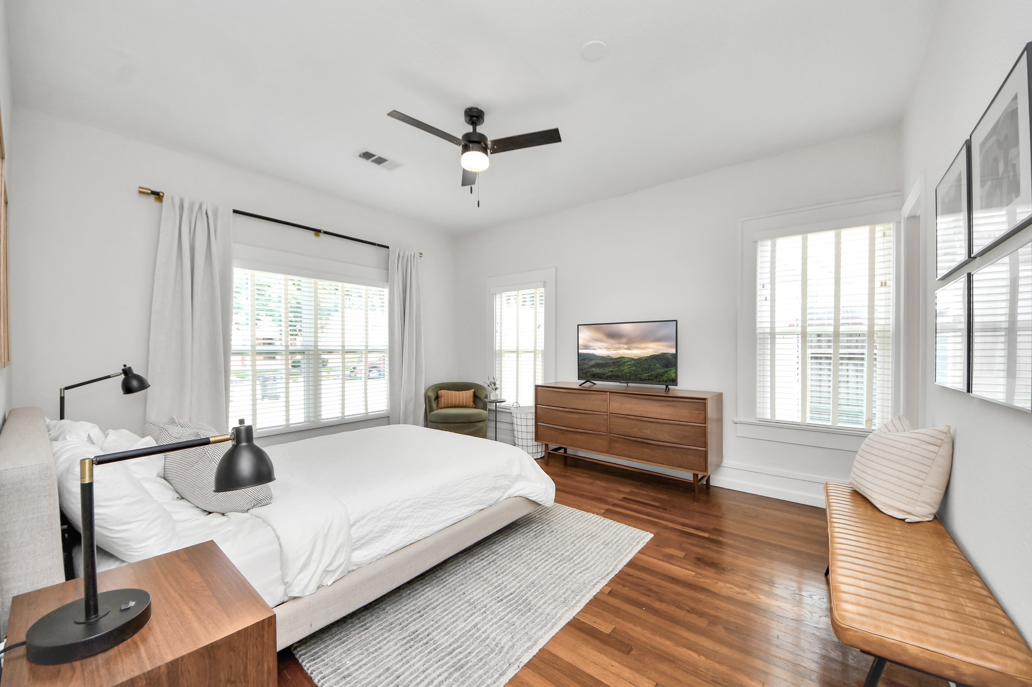 Enjoy the comfort of a dedicated primary suite, offering a peaceful escape from the demands of everyday life.
