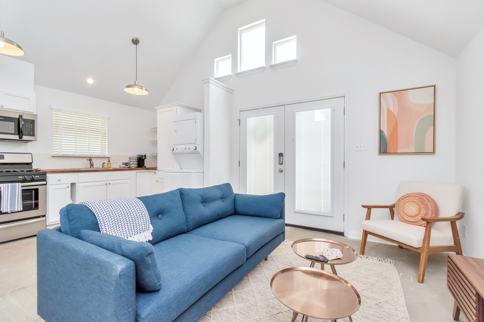 Enjoy the versatility of a separate garage apartment, ideal for extended living arrangements, guest accommodations, or continued rental use.