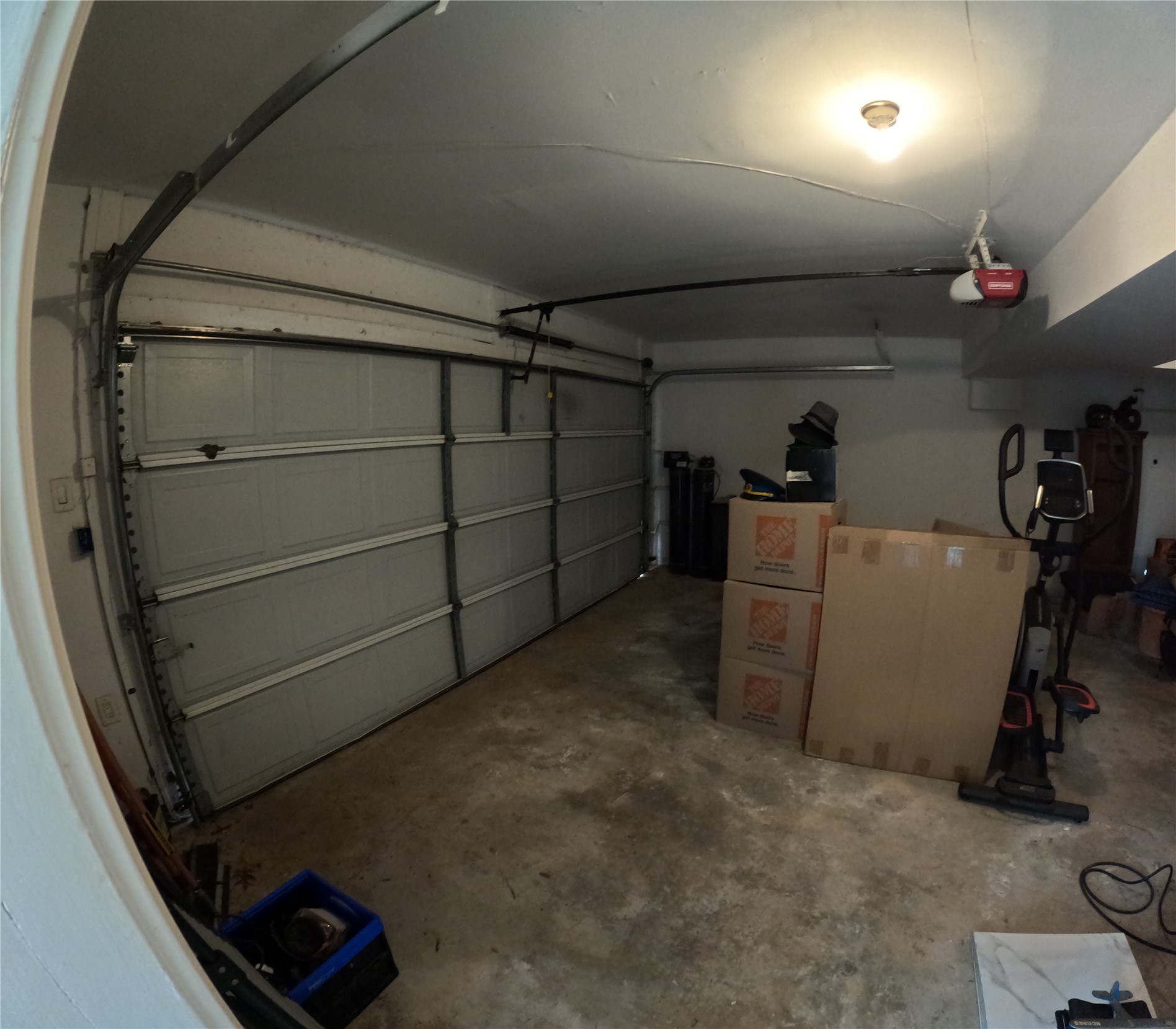 This is the current state of the second floor room that use to be the garage