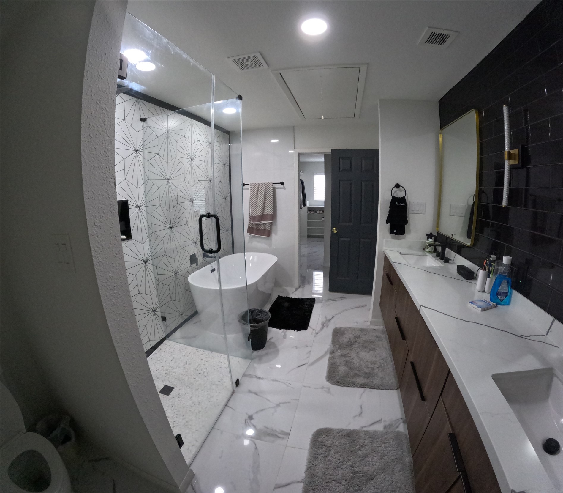 Gorgeous master bathroom completely up to date