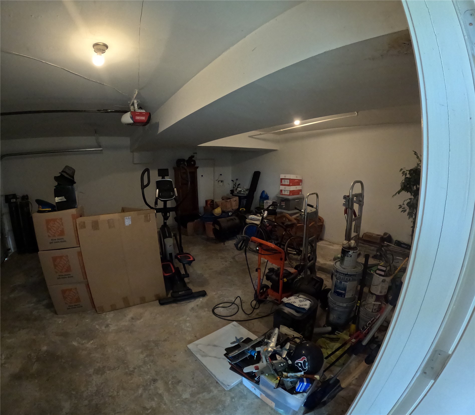 Another view of the second floor room that use to be the garage