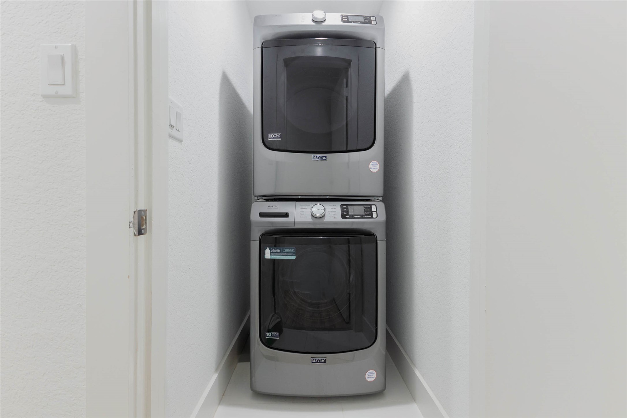 A dedicated spot for laundry helps keep everyday routines organized and convenient.