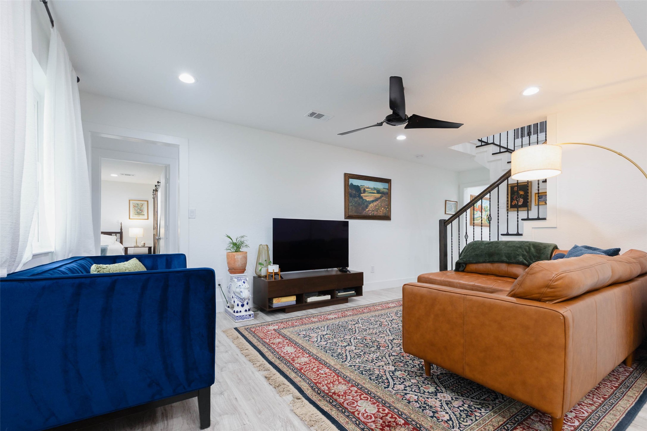 Your go-to space for movie nights, relaxing weekends, and spending time together at the end of the day.