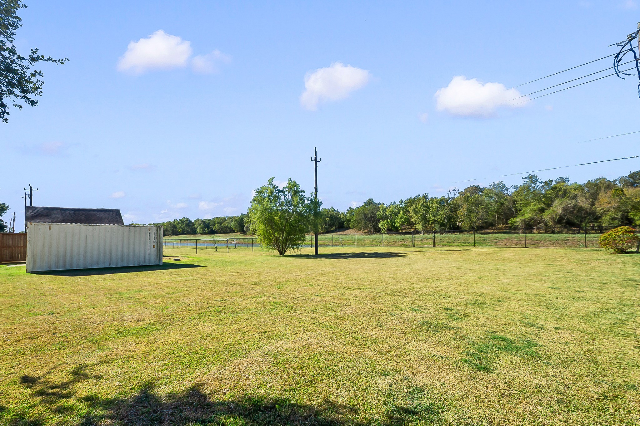 .57-acre lot with enough room to fit a new shop.