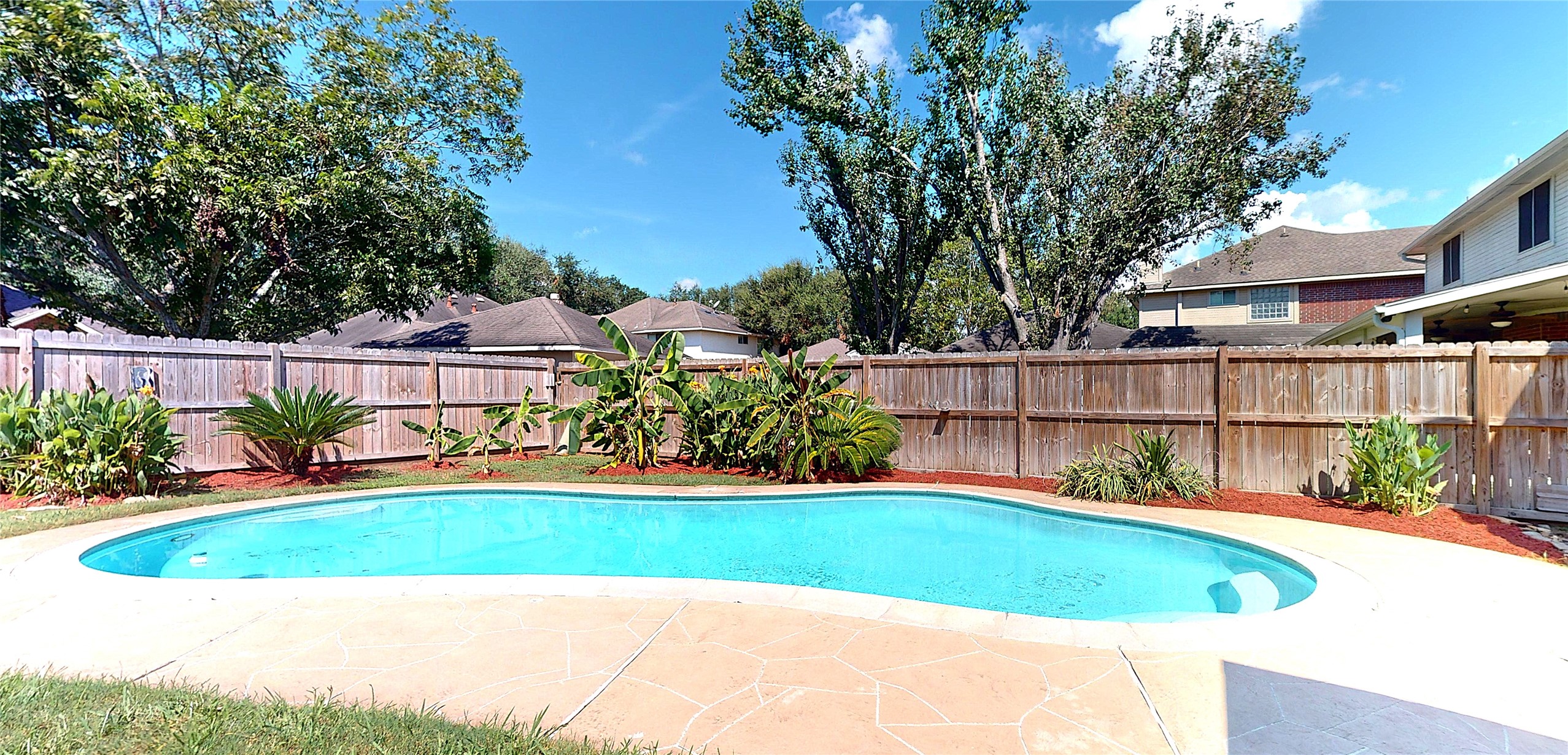 View of pool