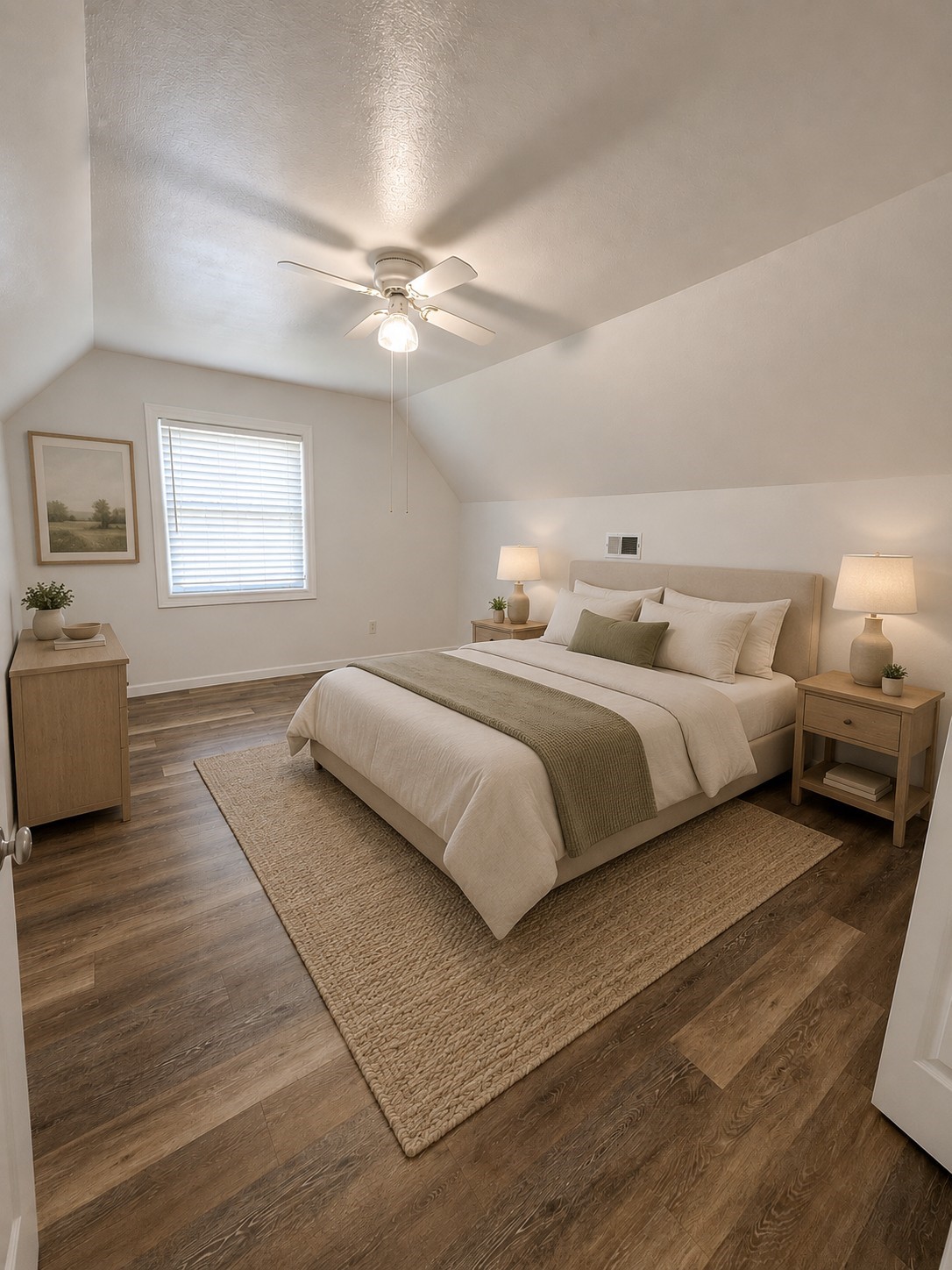 Staged 3rd bedroom