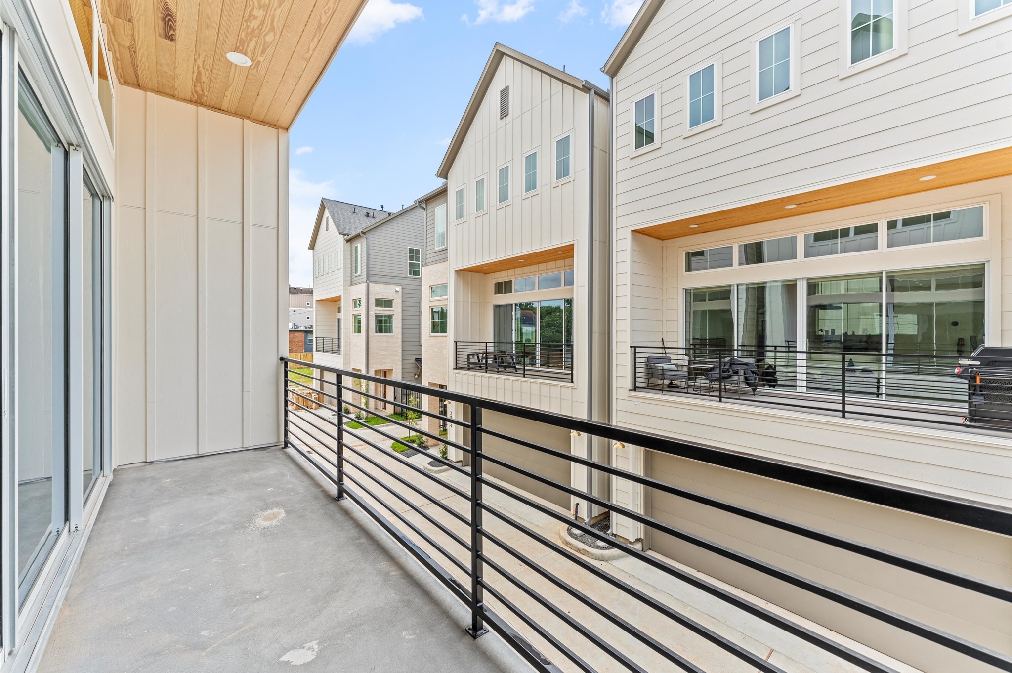 Each home comes with a private balcony off the second floor living.