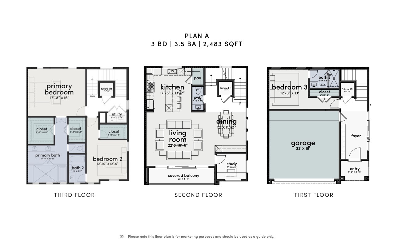 Thoughtfully designed floor plan.