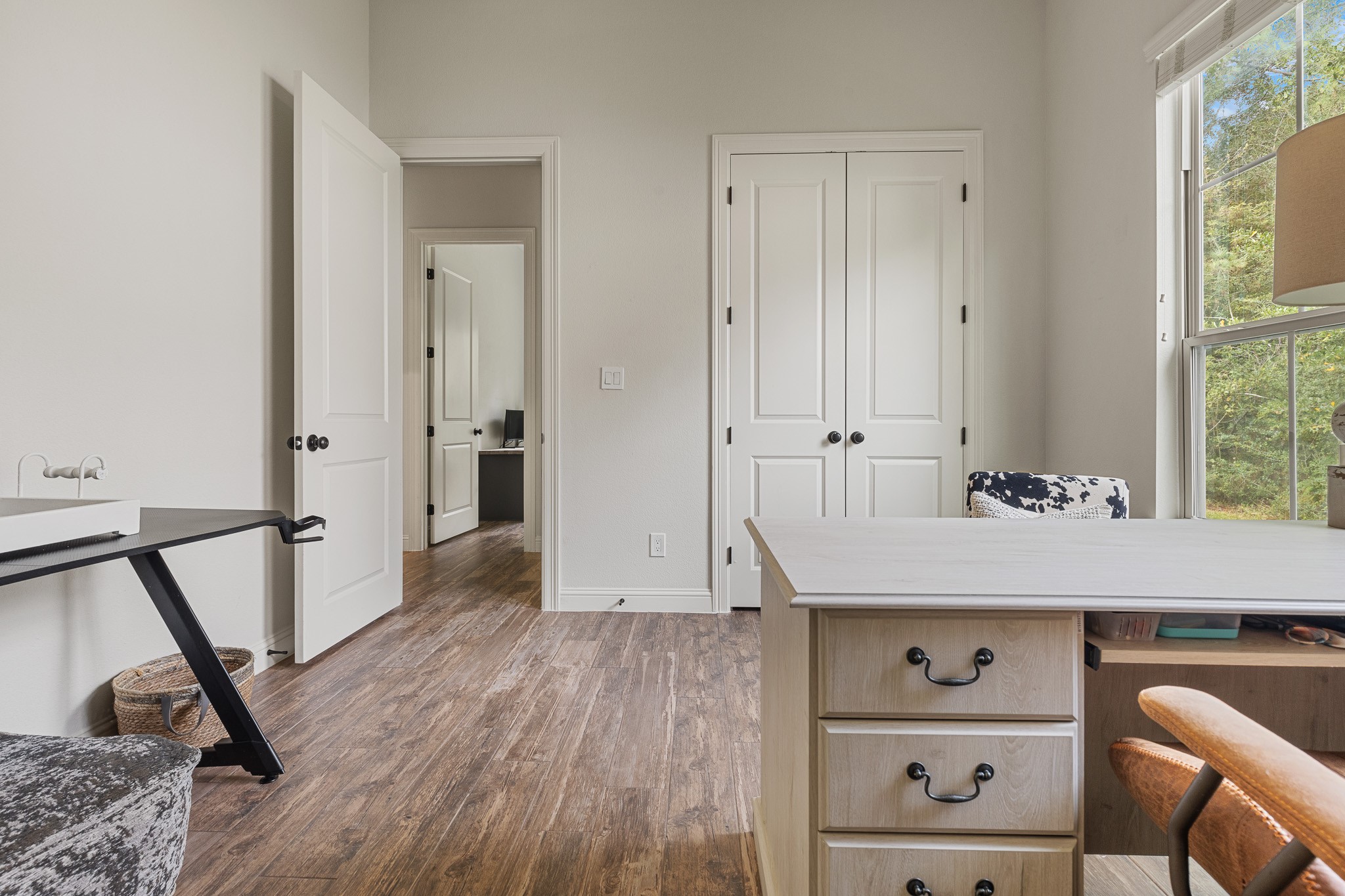 Bedroom #3 with walk-in closet.