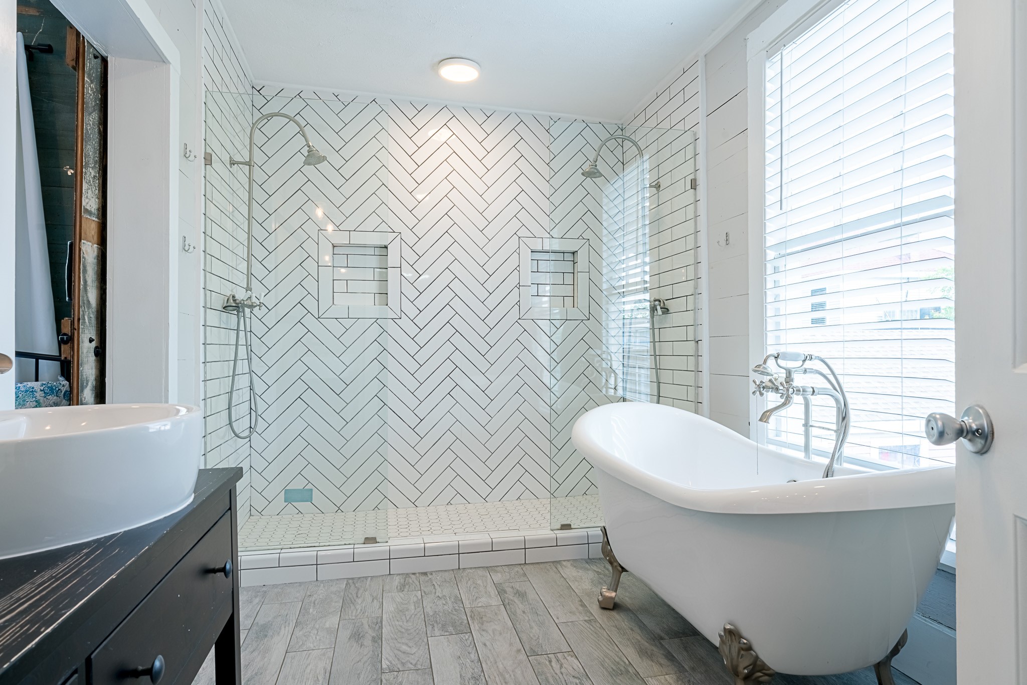 Beautiful upgraded primary bathroom