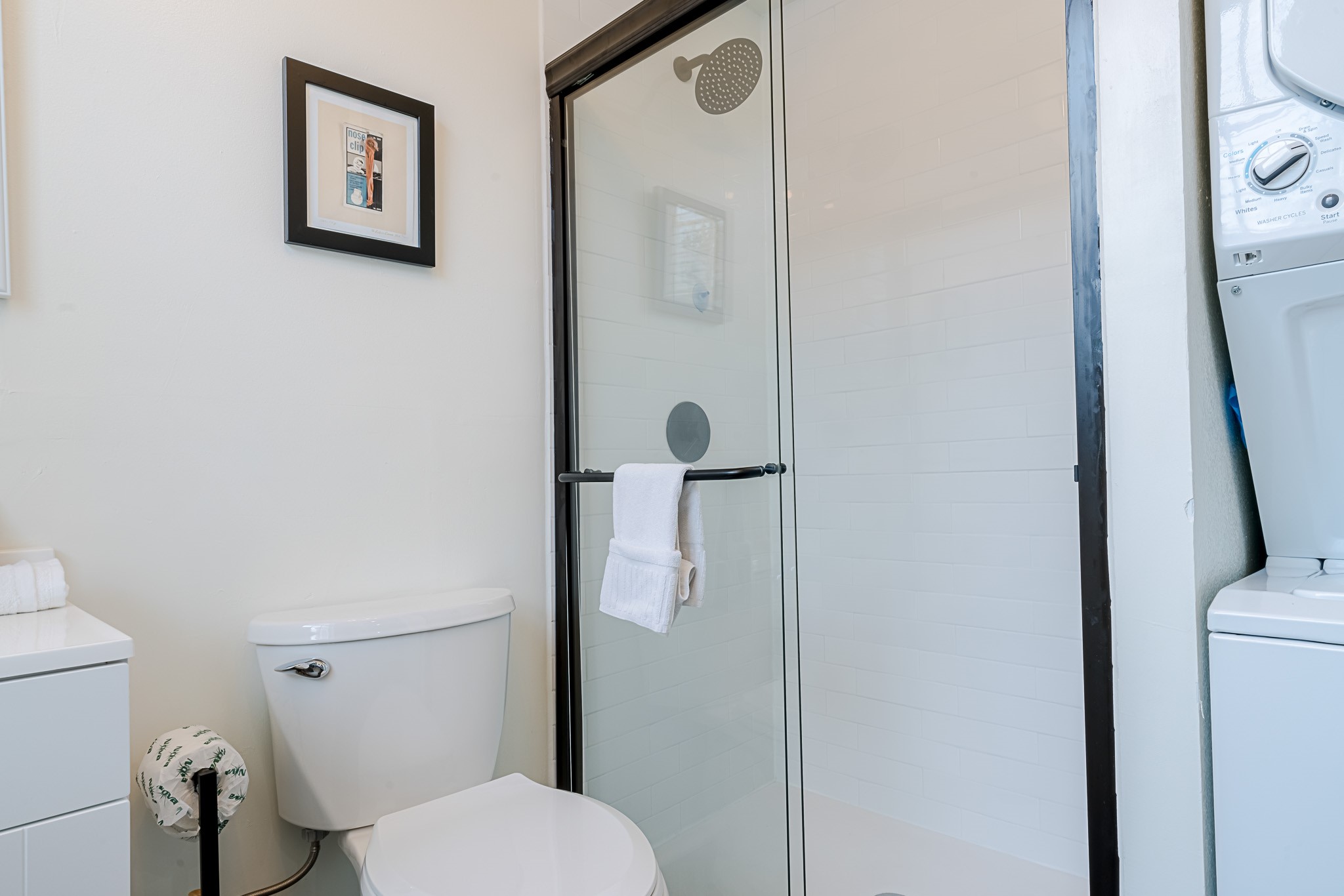 First floor shower