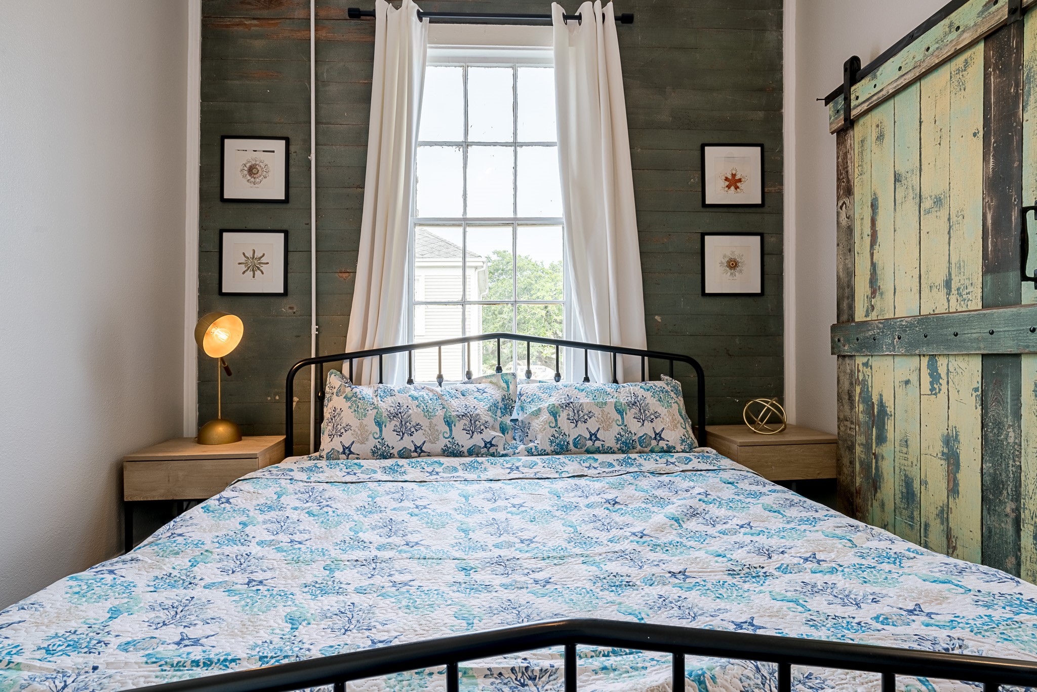 Bedroom two on the second floor with king size bed
