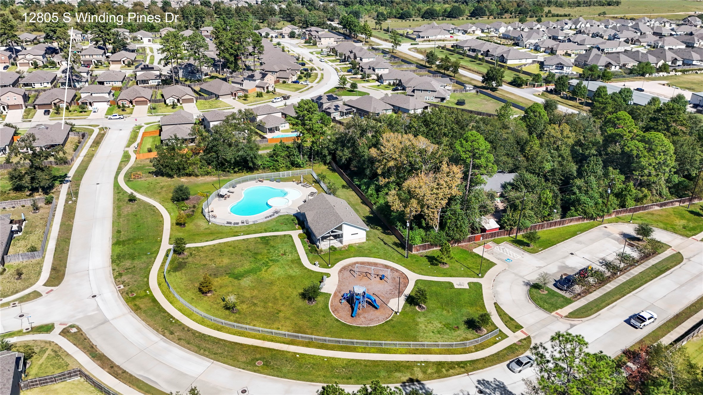 The neighborhood pool, playground and green space are just a quick walk away.