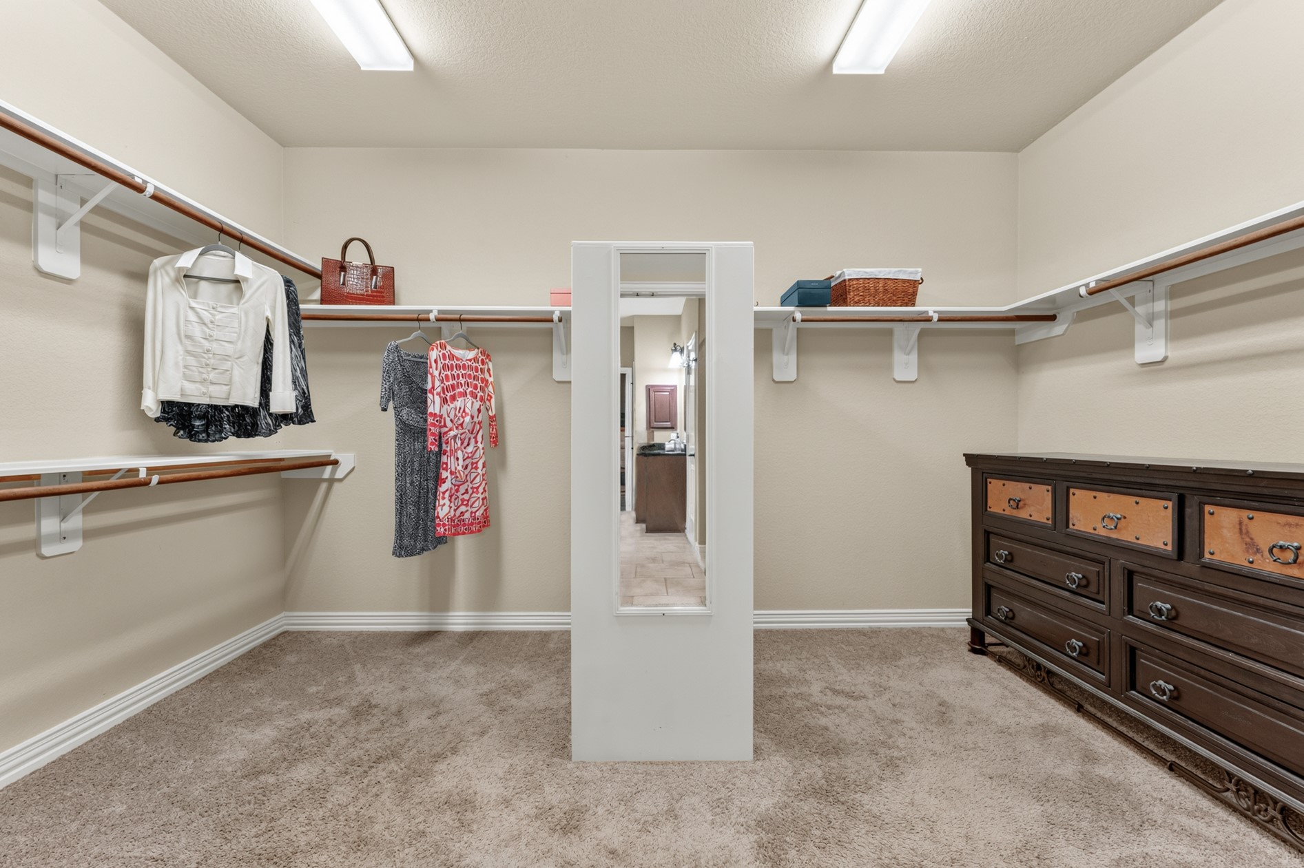 Your primary suite features an oversized walk-in closet!