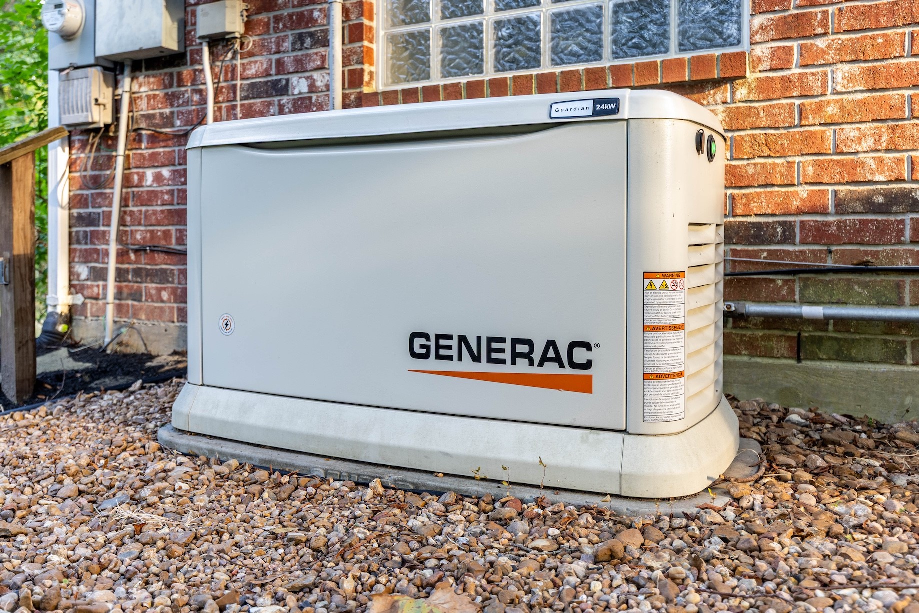 Power out...no problem, we've got you covered with a 24KW whole house Generac generator!