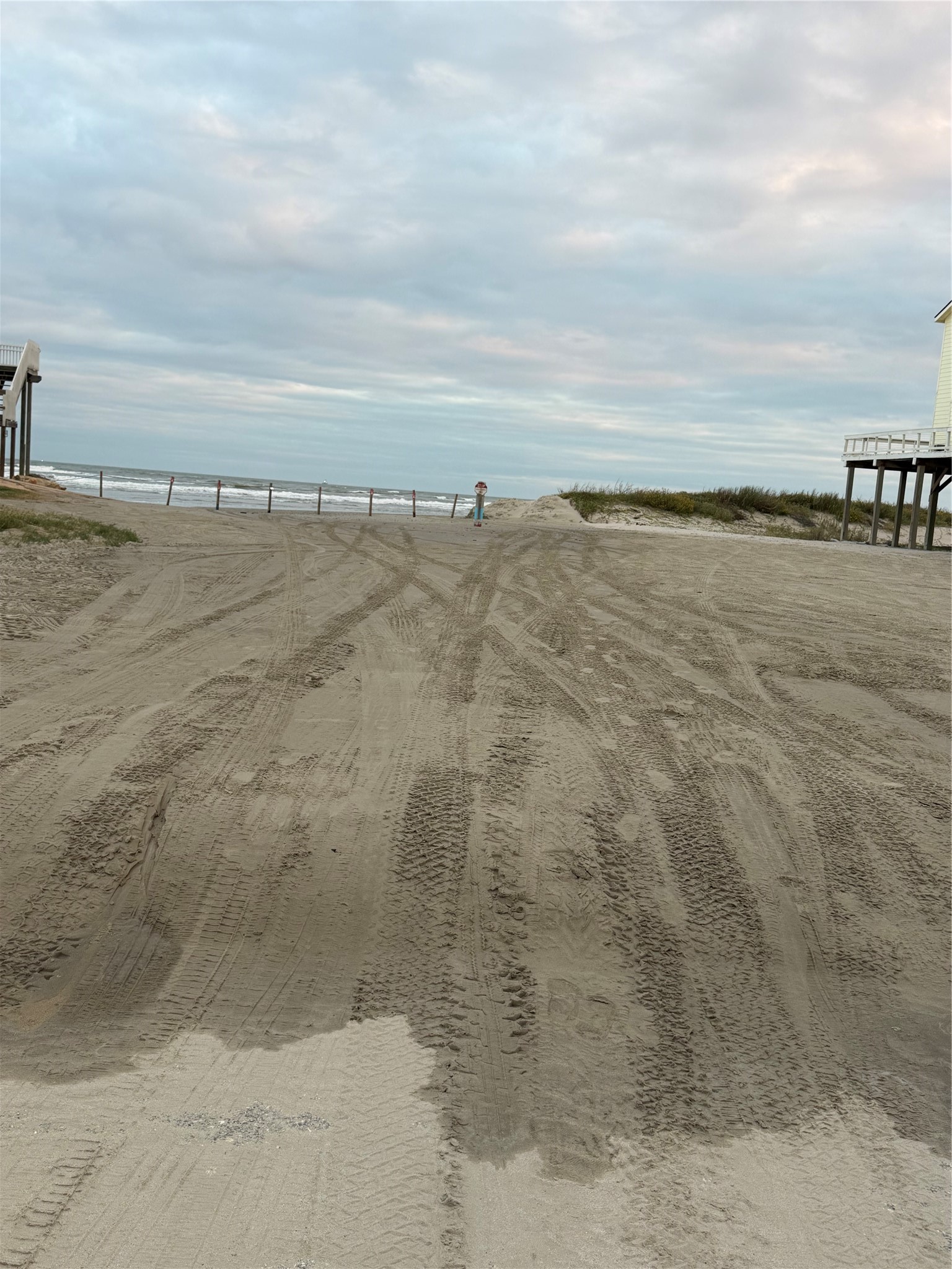 Golf cart access to a scenic swim beach.