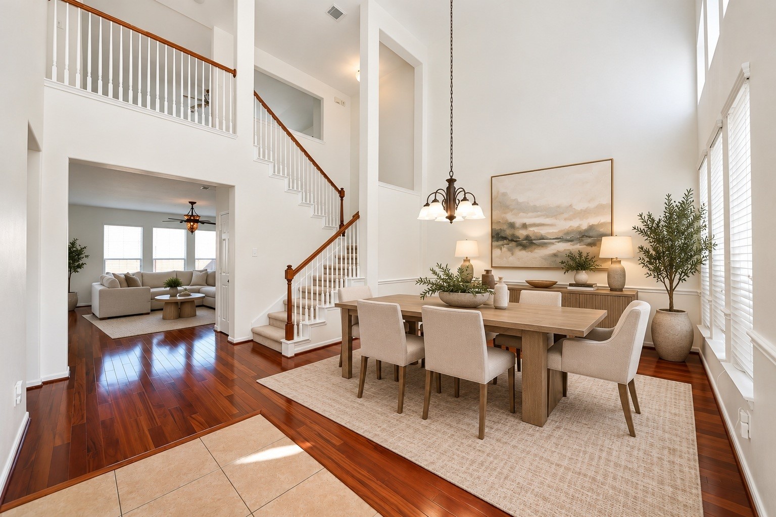 Virtually Staged Dining Room Virtually Staged Dining Room