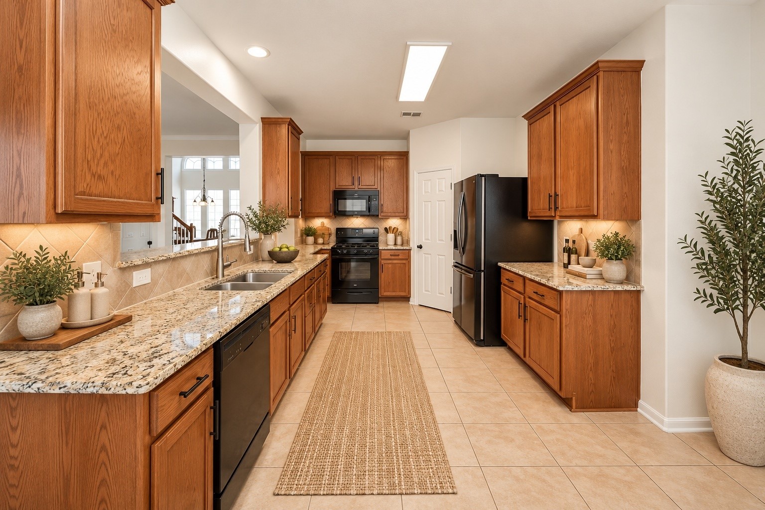 Virtually Staged Kitchen Virtually Staged Kitchen