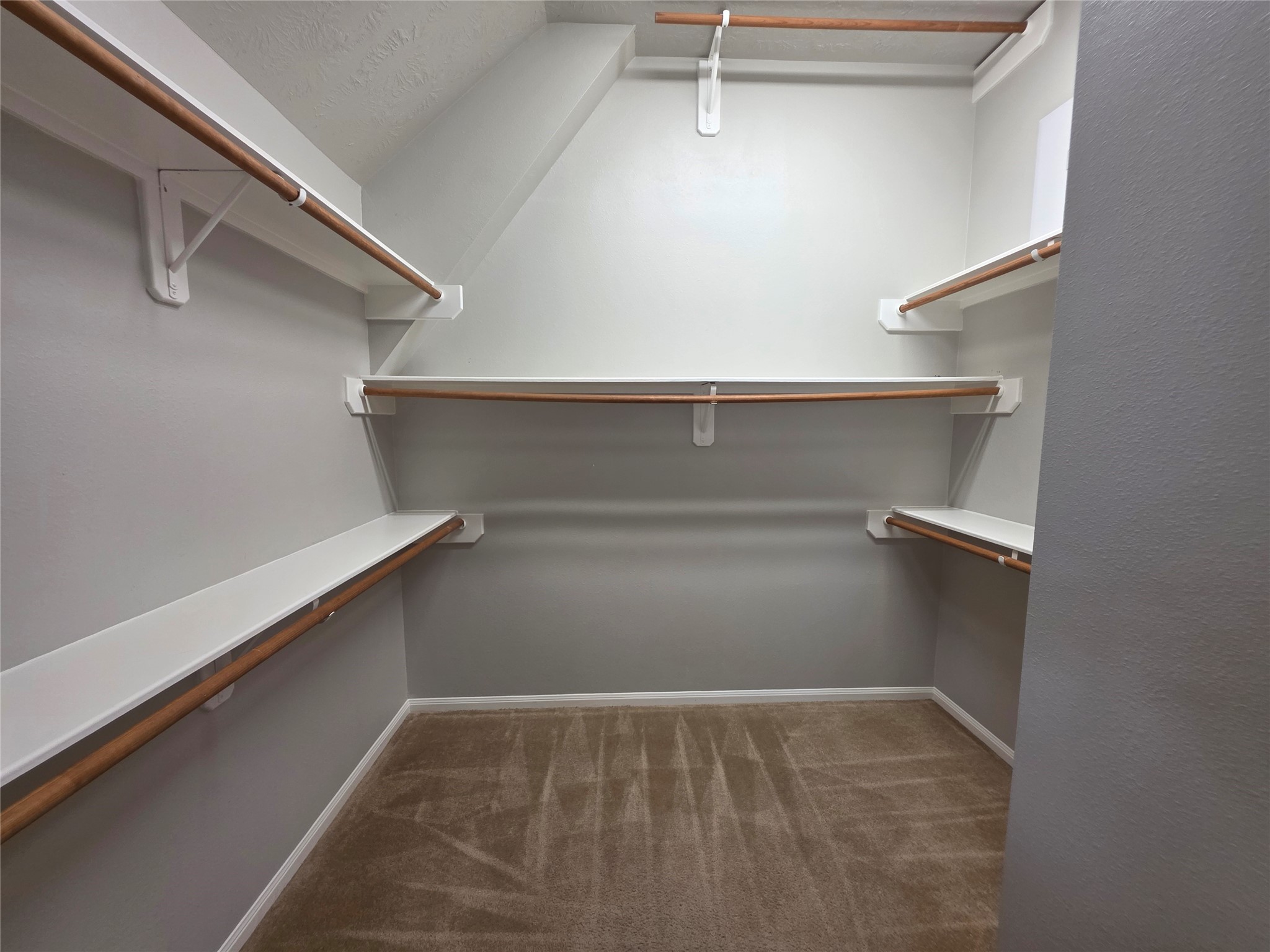 Primary walk-in closet.