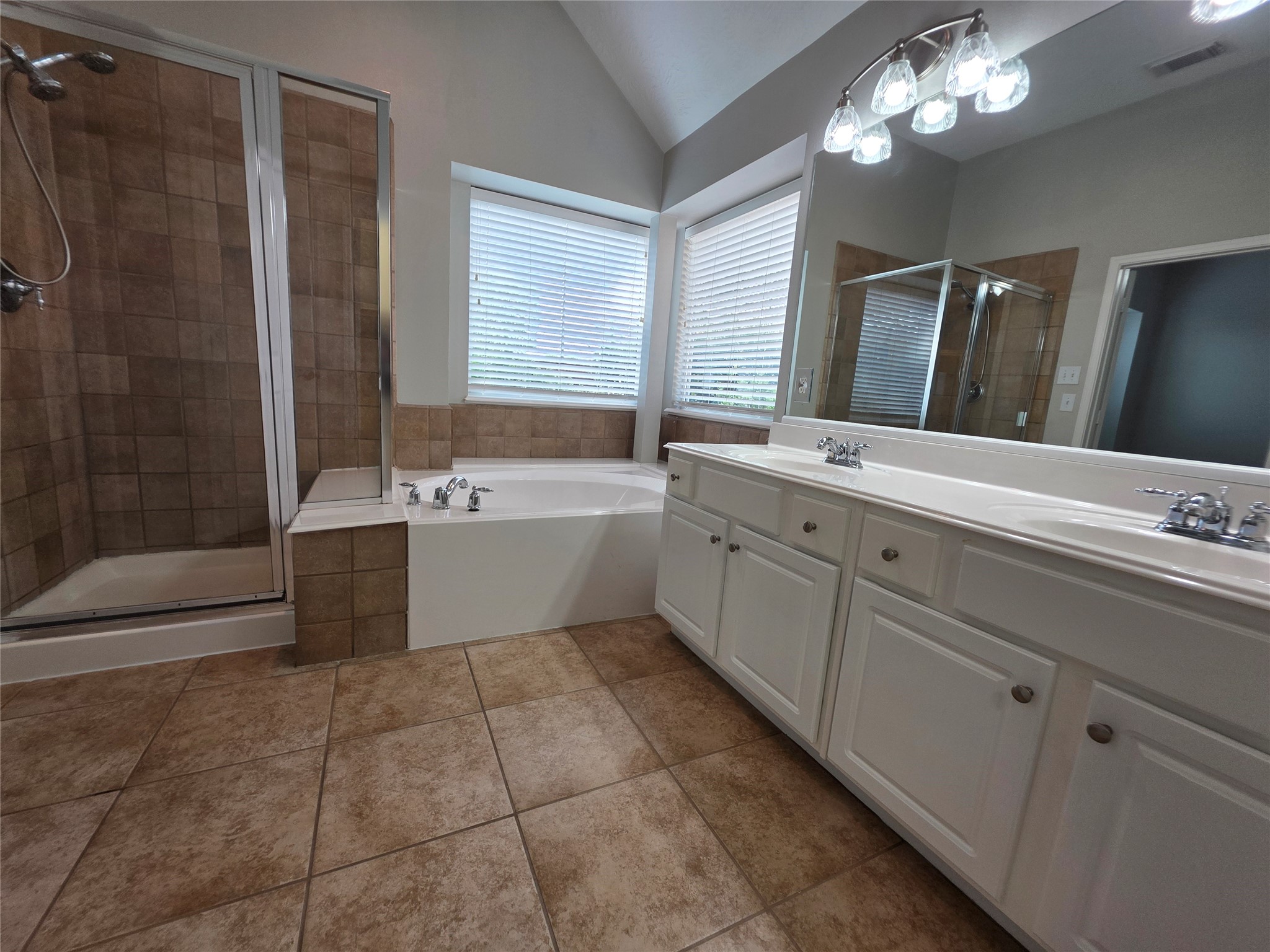 Another view of the primary bathroom.