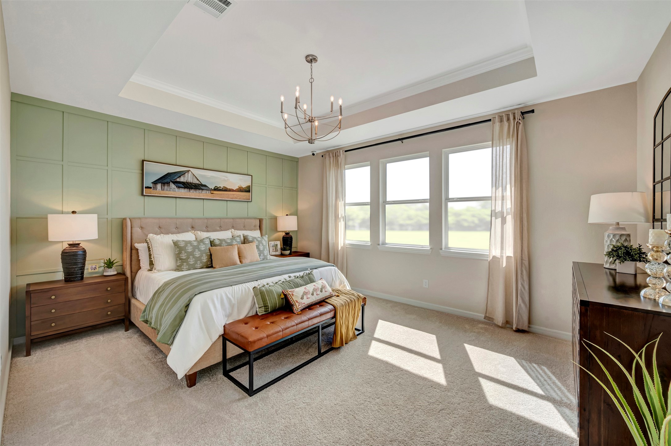 Spacious primary suite (*Photo not of actual home and used for illustration purposes only.)