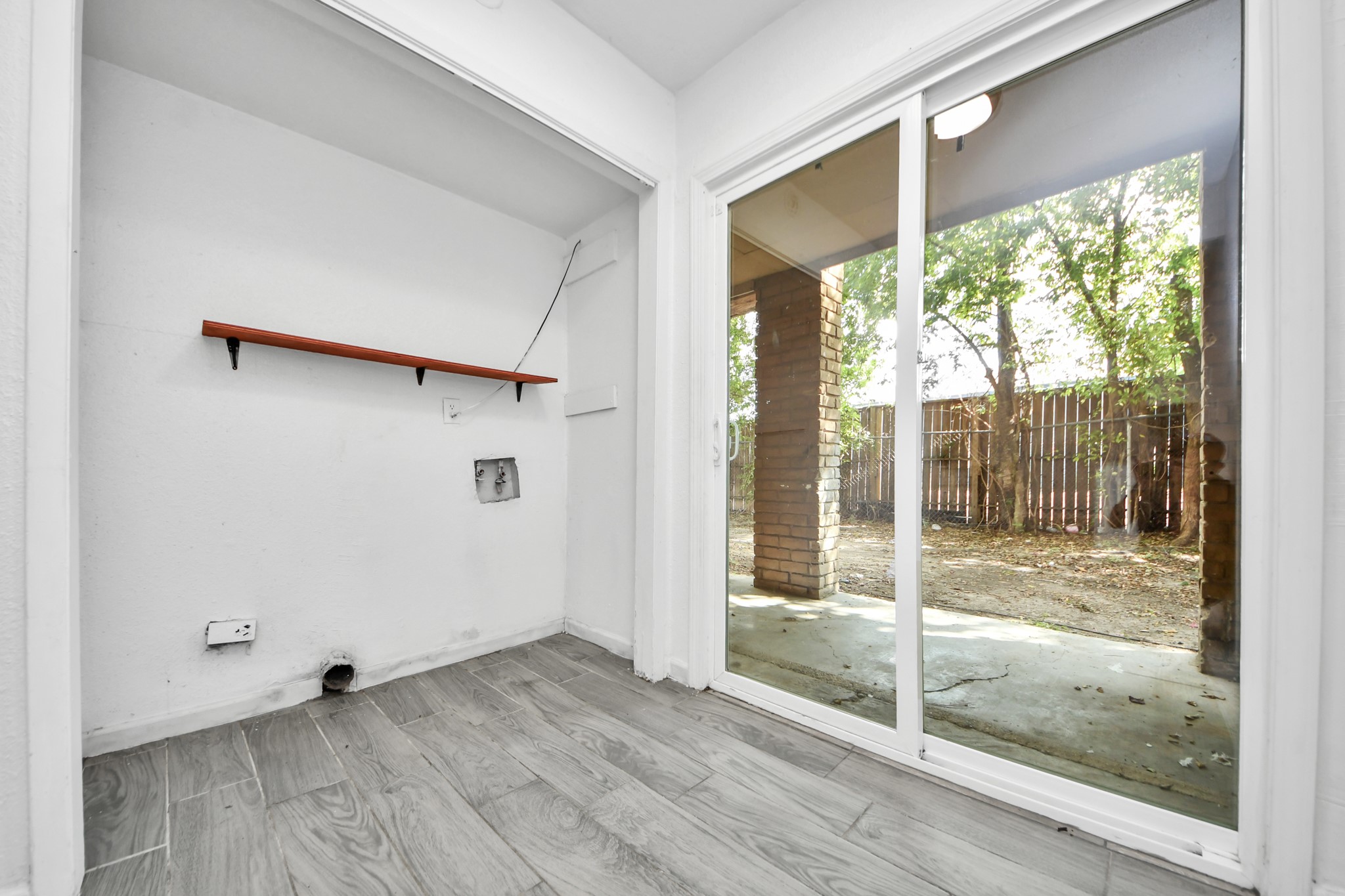 Laundry area