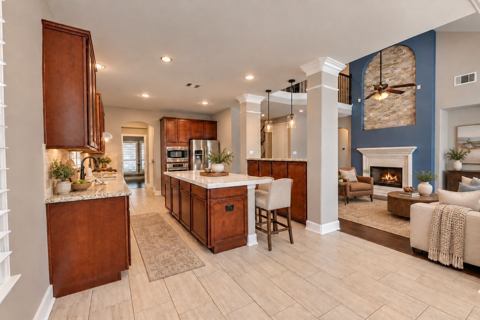Virtually Staged Kitchen