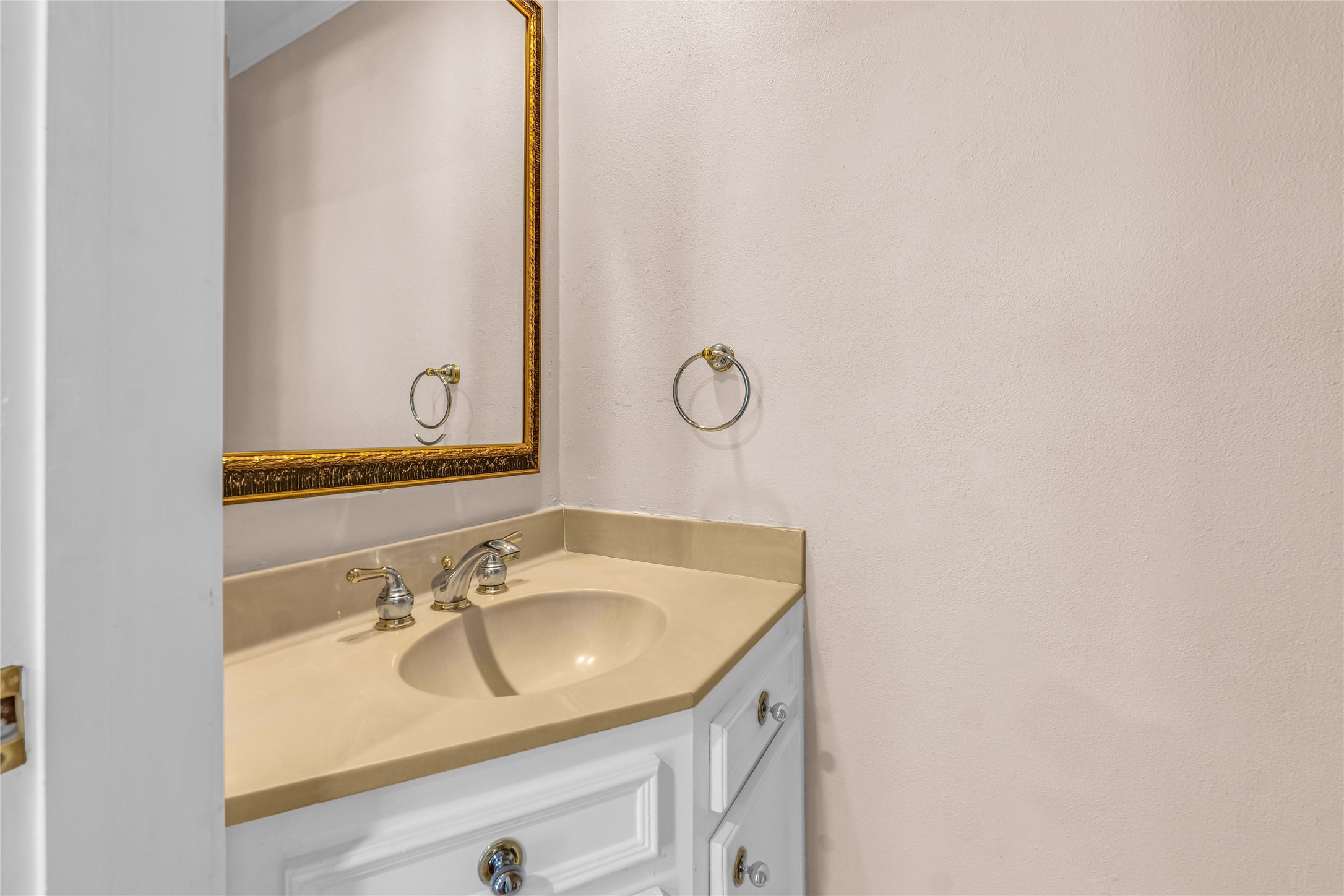 Half Bathroom located in family room