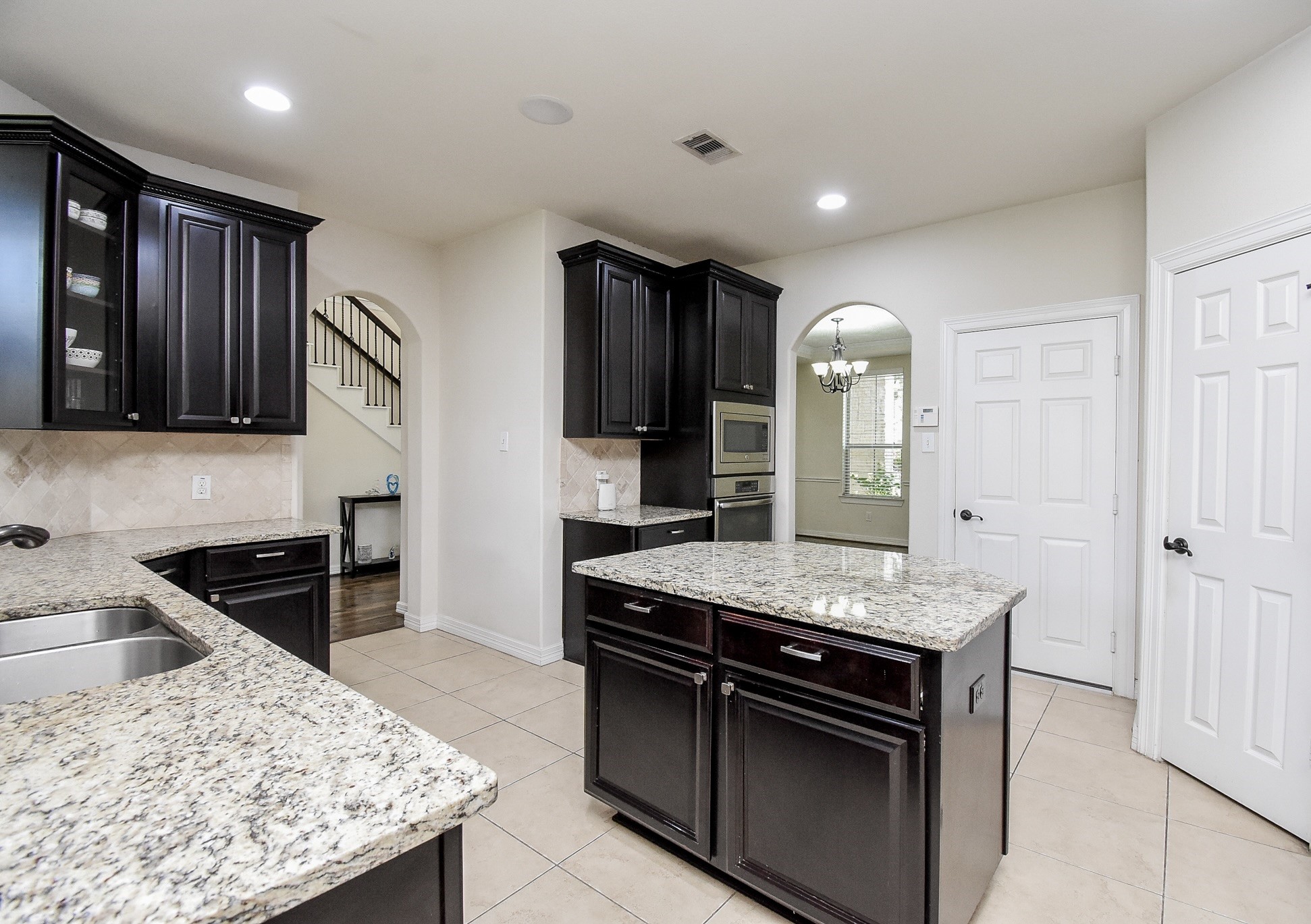 Alternate view of the kitchen.