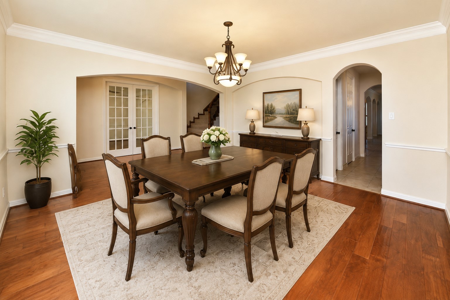 Virtually Staged Dining Room Virtually Staged Dining Room