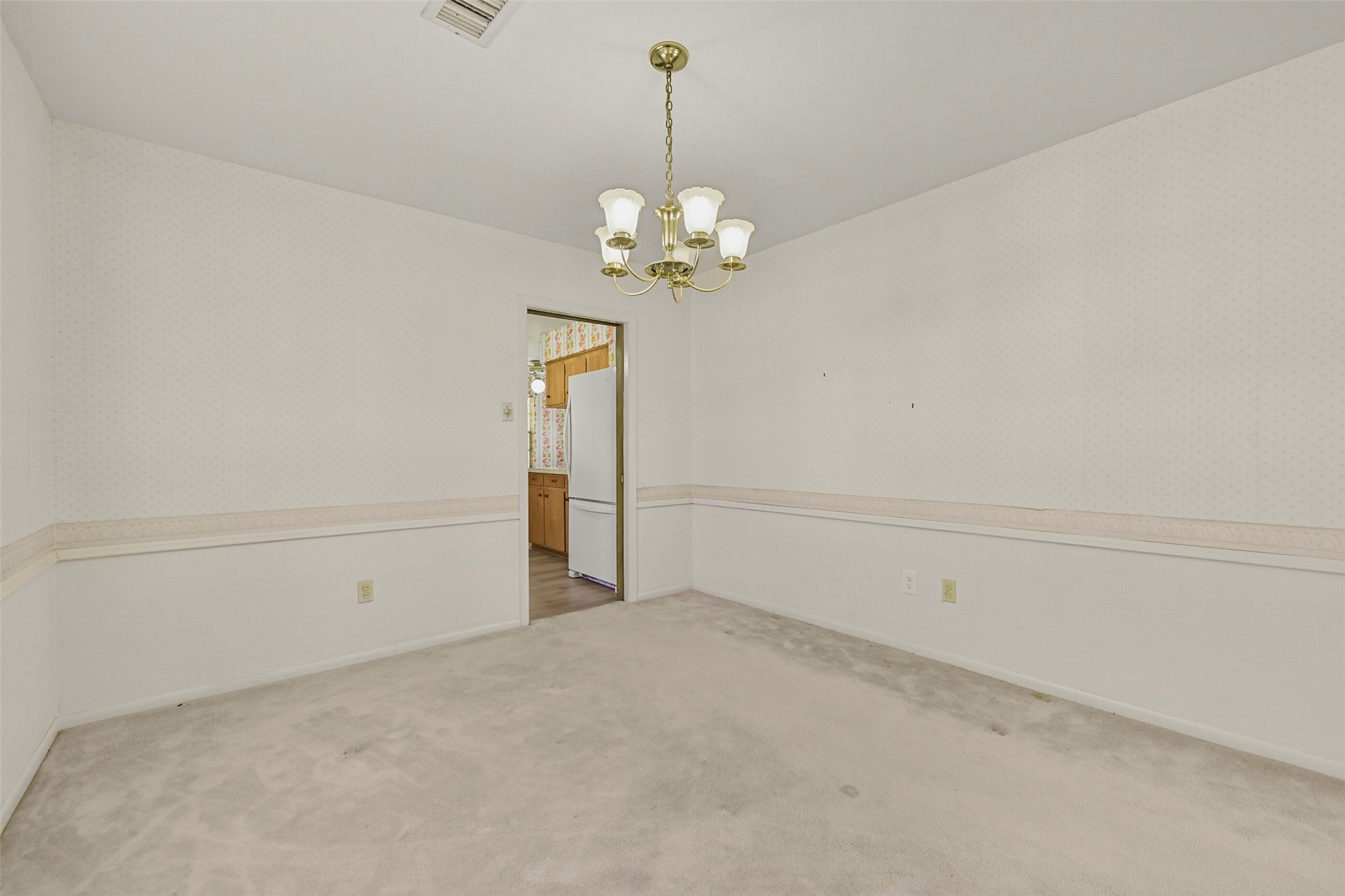 Bright and spacious formal dining area