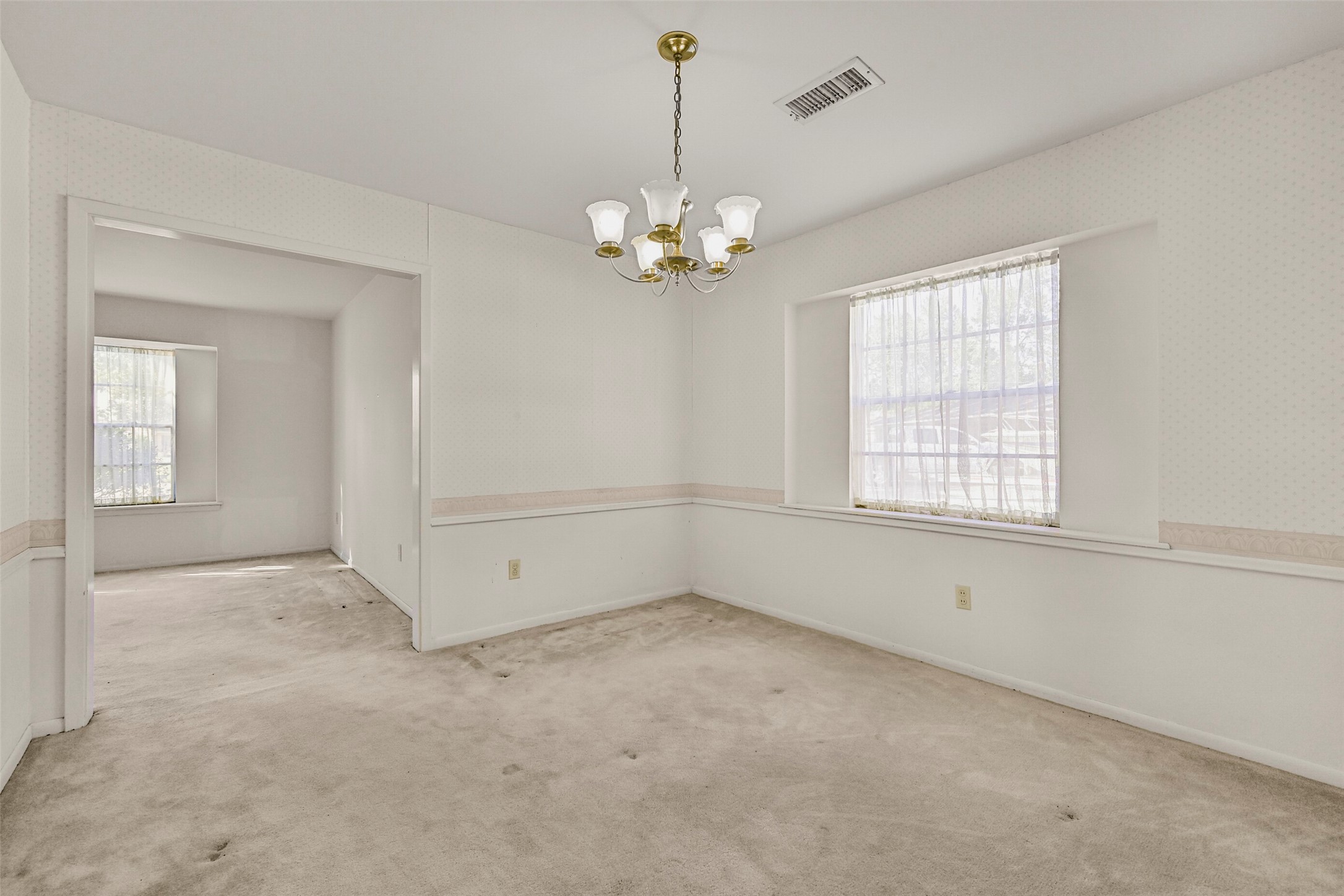 Formal dining area