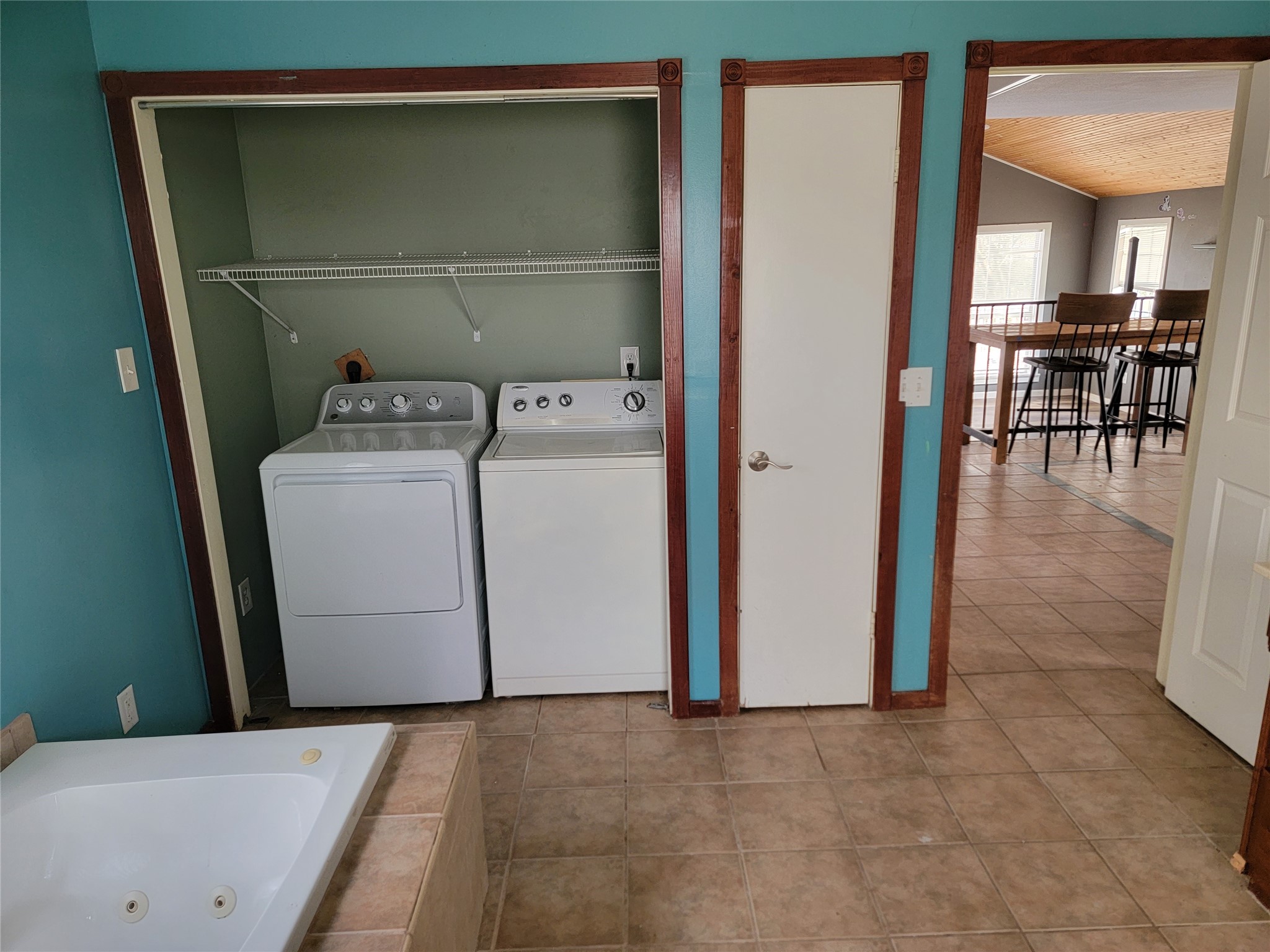 upstairs laundry