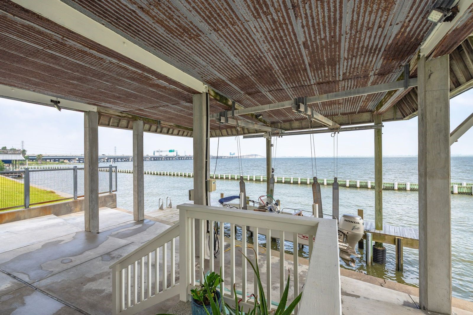 Private waterfront property with direct access to West Galveston Bay and the deep waters of the Gulf of American, making every day an opportunity for adventure.