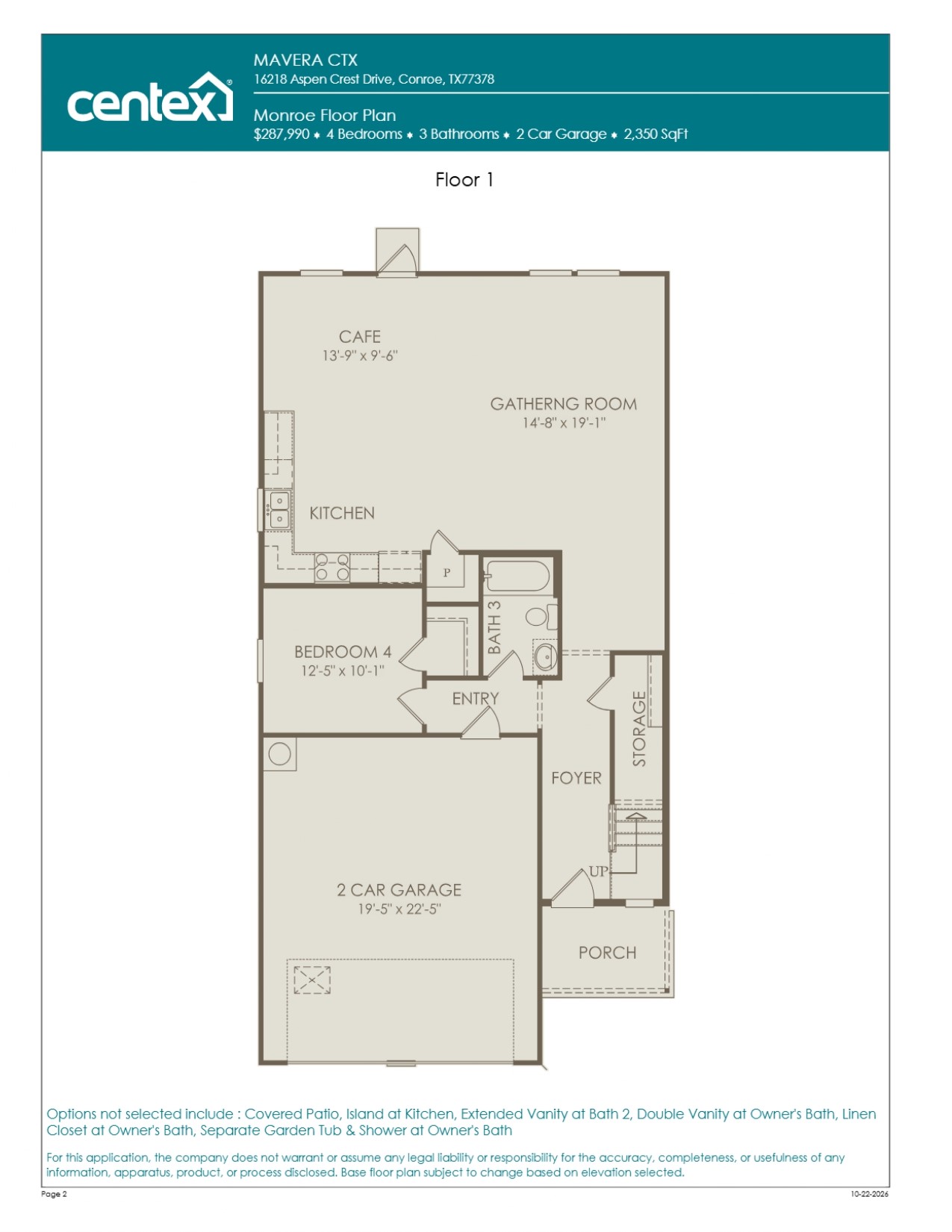 14977 Peach Blossom Drive, Conroe, TX 77302